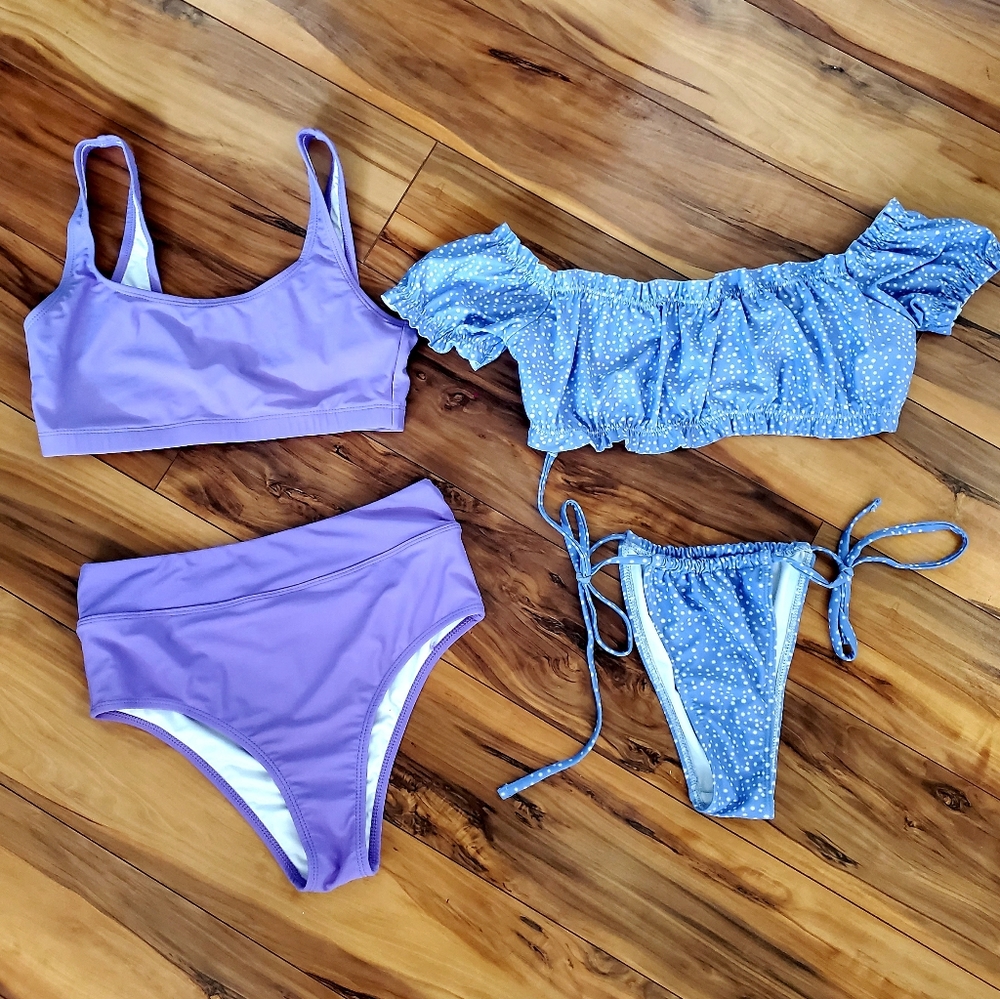 Purple swim size small lot